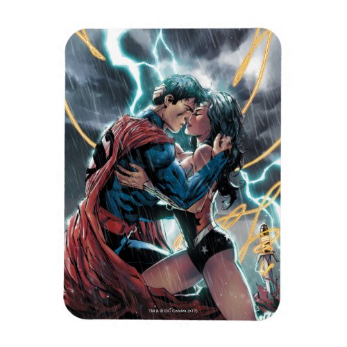 SupermanWonder Woman Comic Promotional Art Magnet