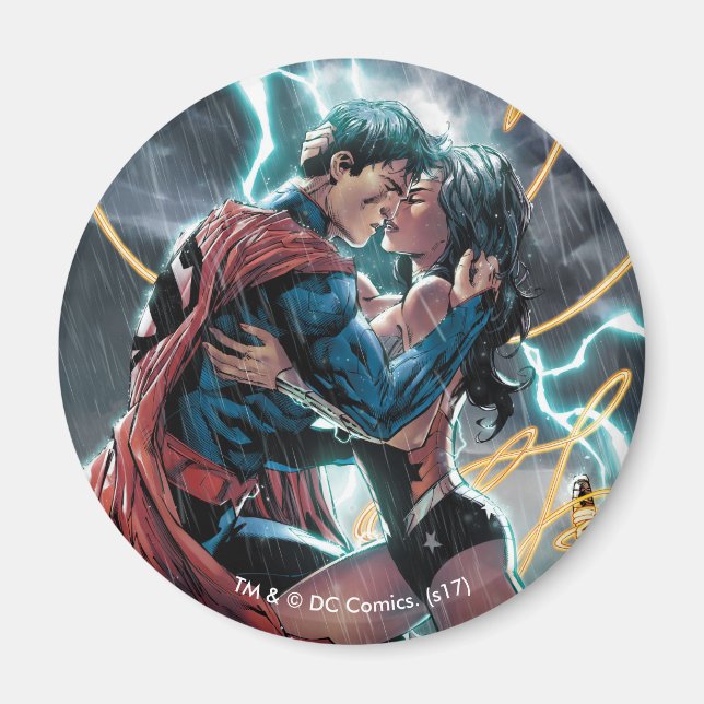 Superman/Wonder Woman Comic Promotional Art Magnet (Front)