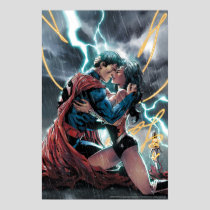 Superman/Wonder Woman Comic Promotional Art Poster