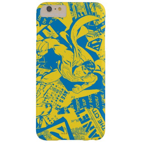Superman Yellow and Blue Barely There iPhone 6 Plus Case