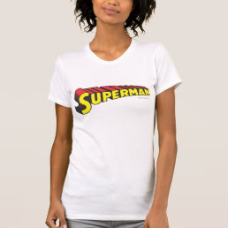 Superman | Yellow Red Letters Logo T-Shirt
