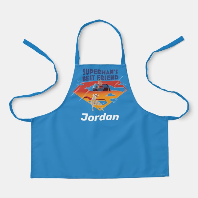 Superman's Best Friend Apron (Front)