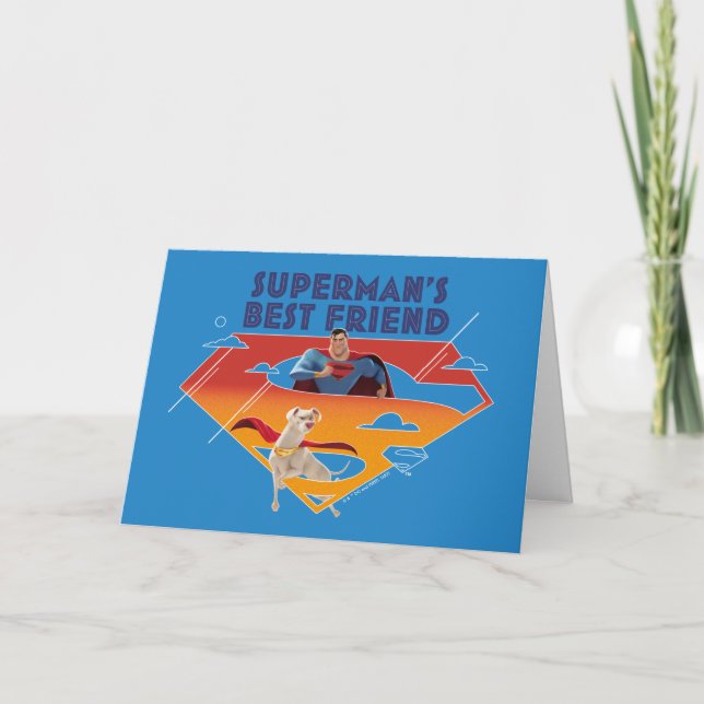 Superman's Best Friend Card (Front)