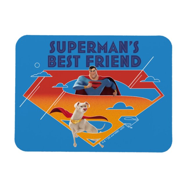 Superman's Best Friend Magnet (Horizontal)