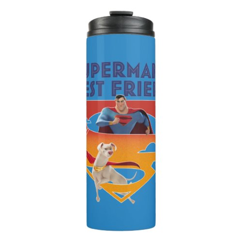 Supermans Best Friend Thermal Tumbler