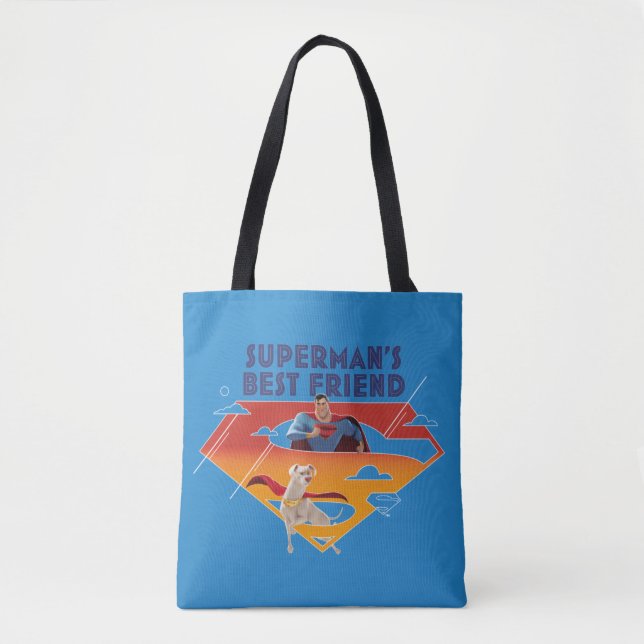 Superman's Best Friend Tote Bag (Front)