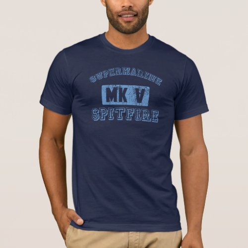 Supermarine Spitfire _ BLUE T_Shirt