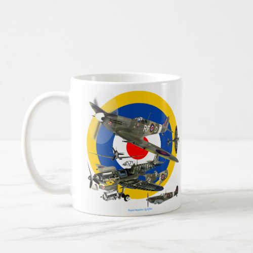 Supermarine spitfire coffee mug