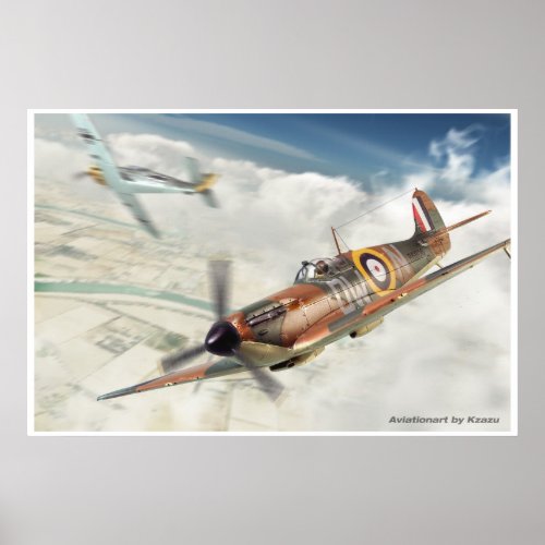 Supermarine Spitfire Mk1 Poster