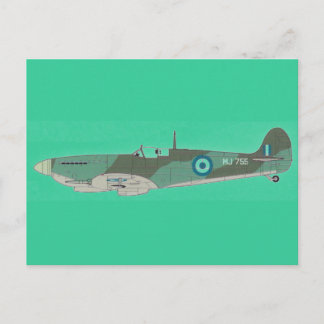 supermarine spitfire postcard