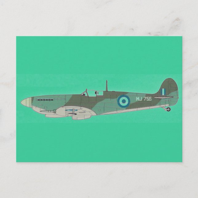 supermarine spitfire postcard (Front)