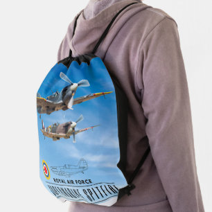 SUPERMARINE SPITFIRE - ROYAL AIR SQUADRON DRAWSTRING BAG
