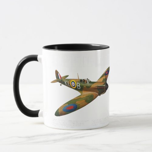 Supermarine Spitfire  WW2 Plane Mug