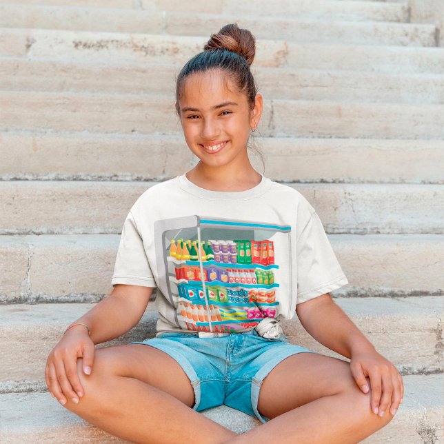 Supermarket Dairy Fridge T-Shirt (Creator Uploaded)