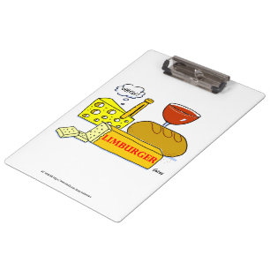 Supermarket Dairy Products Manager Funny Cheese  Clipboard