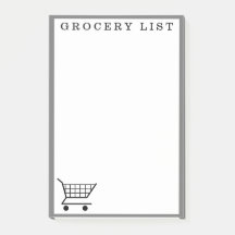 Supermarket Grocery List Shopping Notepad