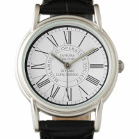 Supermarket Retail Long Service Award Personalized Watch