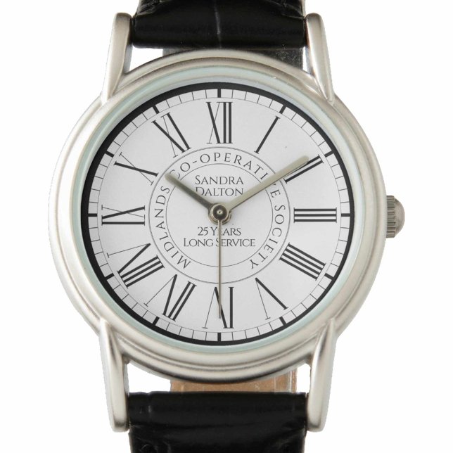 Supermarket Retail Long Service Award Personalized Watch (Creator Uploaded)