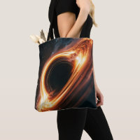 Supermassive Black Hole Accretion Disk Space Art