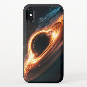 Supermassive Black Hole Accretion Disk Space Art iPhone X Slider Case