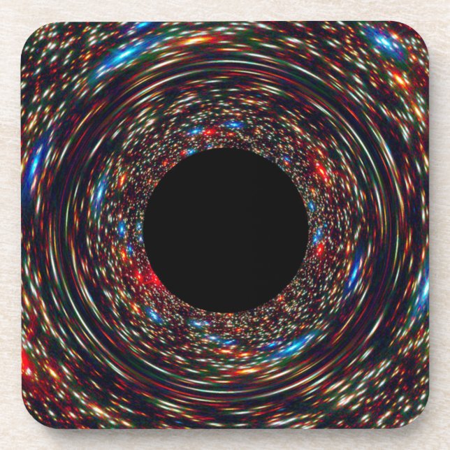 Supermassive Black Hole Beverage Coaster (Front)