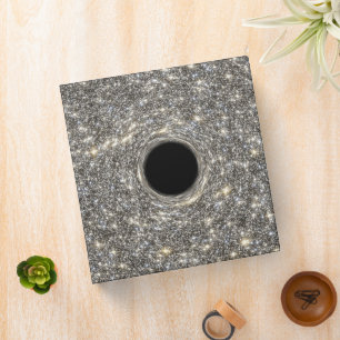 Supermassive Black Hole In The Middle Of A Galaxy. 3 Ring Binder