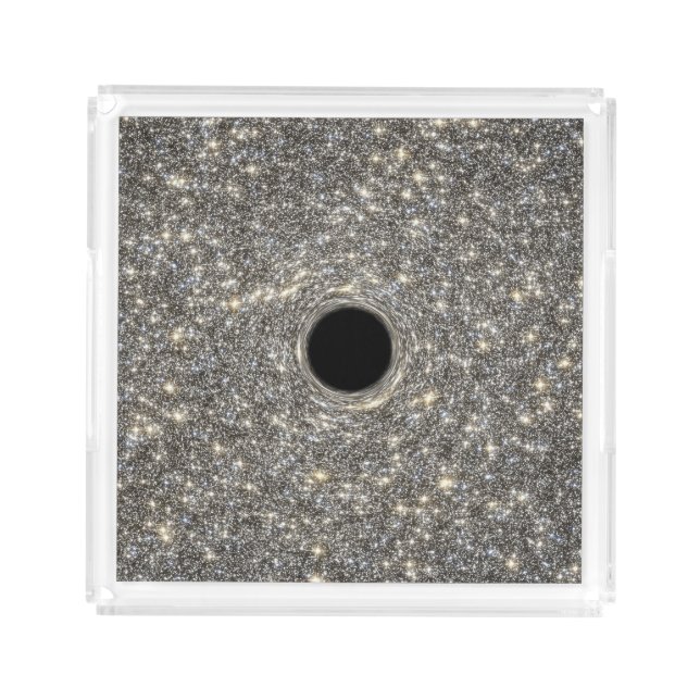 Supermassive Black Hole In The Middle Of A Galaxy. Acrylic Tray (Front)