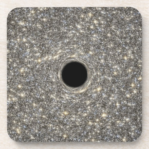 Supermassive Black Hole In The Middle Of A Galaxy. Beverage Coaster