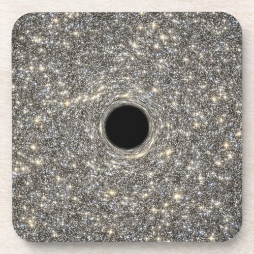 Supermassive Black Hole In The Middle Of A Galaxy Beverage Coaster