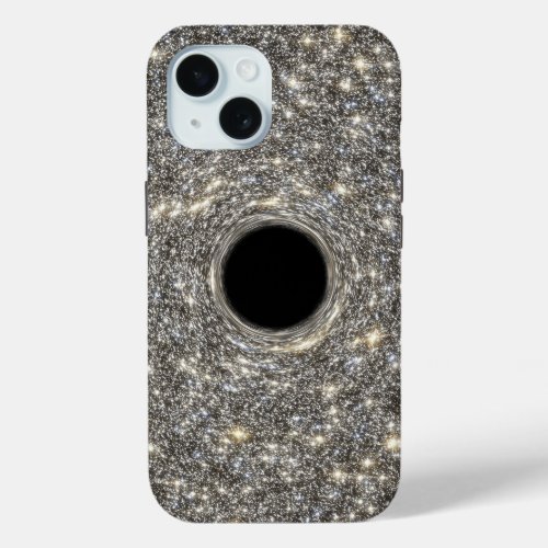 Supermassive Black Hole In The Middle Of A Galaxy iPhone 15 Case