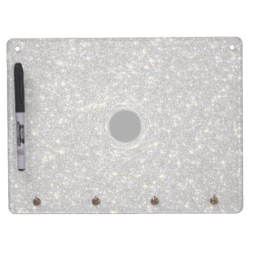 Supermassive Black Hole In The Middle Of A Galaxy Dry Erase Board With Keychain Holder
