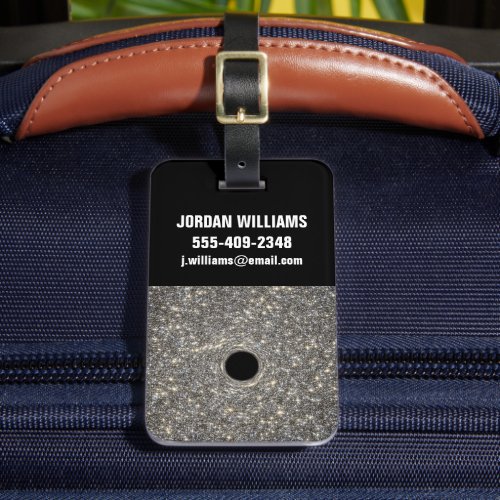Supermassive Black Hole In The Middle Of A Galaxy Luggage Tag