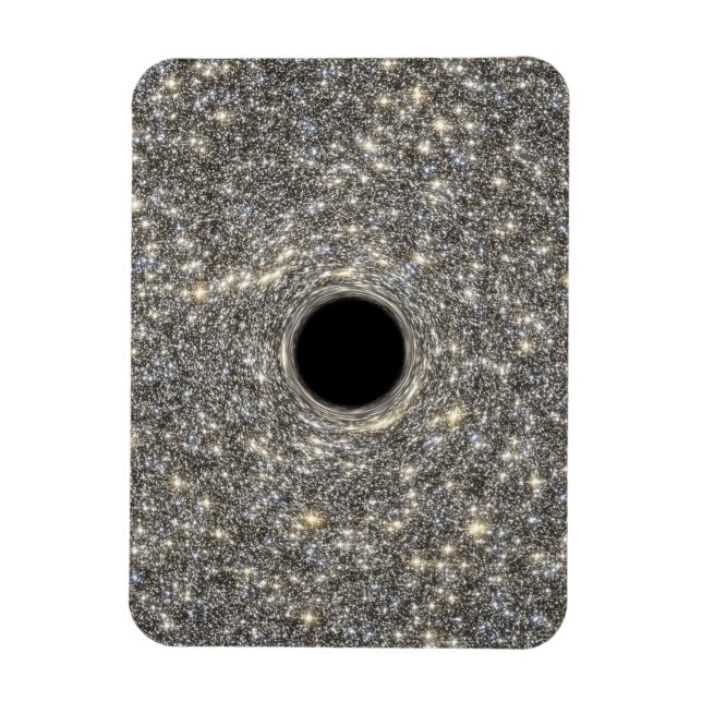 Supermassive Black Hole In The Middle Of A Galaxy. Magnet (Vertical)