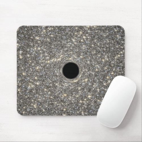 Supermassive Black Hole In The Middle Of A Galaxy Mouse Pad
