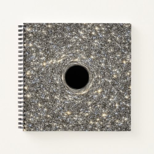 Supermassive Black Hole In The Middle Of A Galaxy Notebook