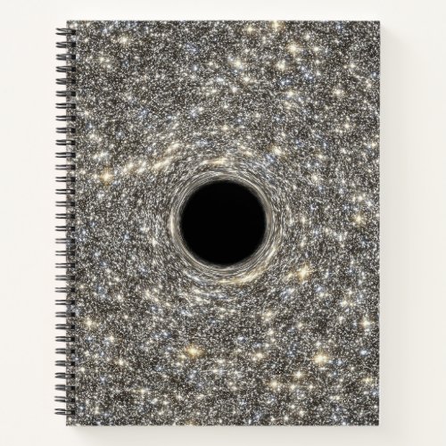 Supermassive Black Hole In The Middle Of A Galaxy Notebook