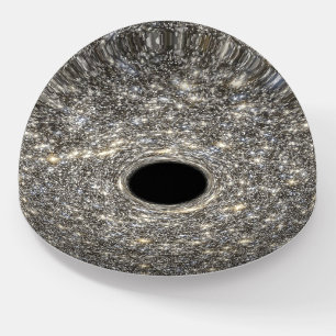 Supermassive Black Hole In The Middle Of A Galaxy. Paperweight