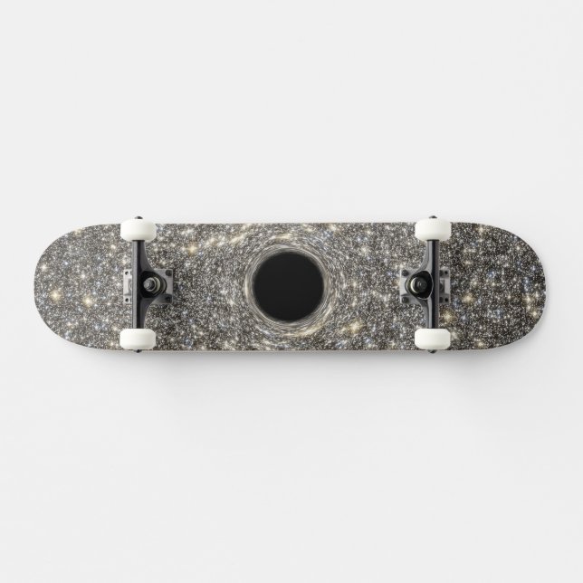 Supermassive Black Hole In The Middle Of A Galaxy. Skateboard (Horz)