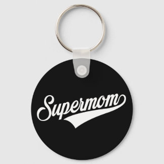 Supermom(Black) - Keychain