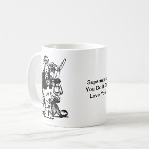 Supermom Custom Message Mother's Day Coffee Mug
