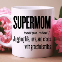 Supermom Momlife Funny Cute Mother's Day Gift