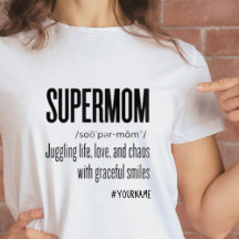 Supermom Momlife Funny Cute Mothers Day Gift