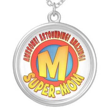 Supermom Mother's Day Necklace by koncepts at Zazzle