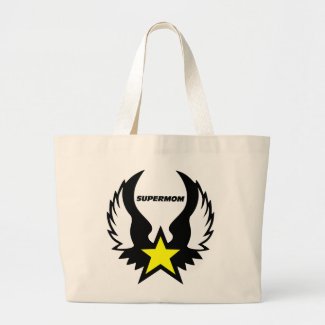 SuperMom: My mother is my super hero Canvas Bag