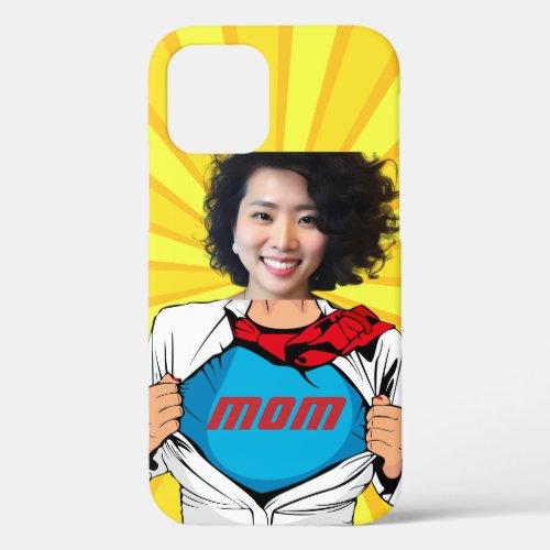 Supermom_ Name and Photo Customizable iPhone 12 Case