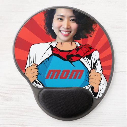 Supermom_ Name and Photo Customizable Gel Mouse Pad
