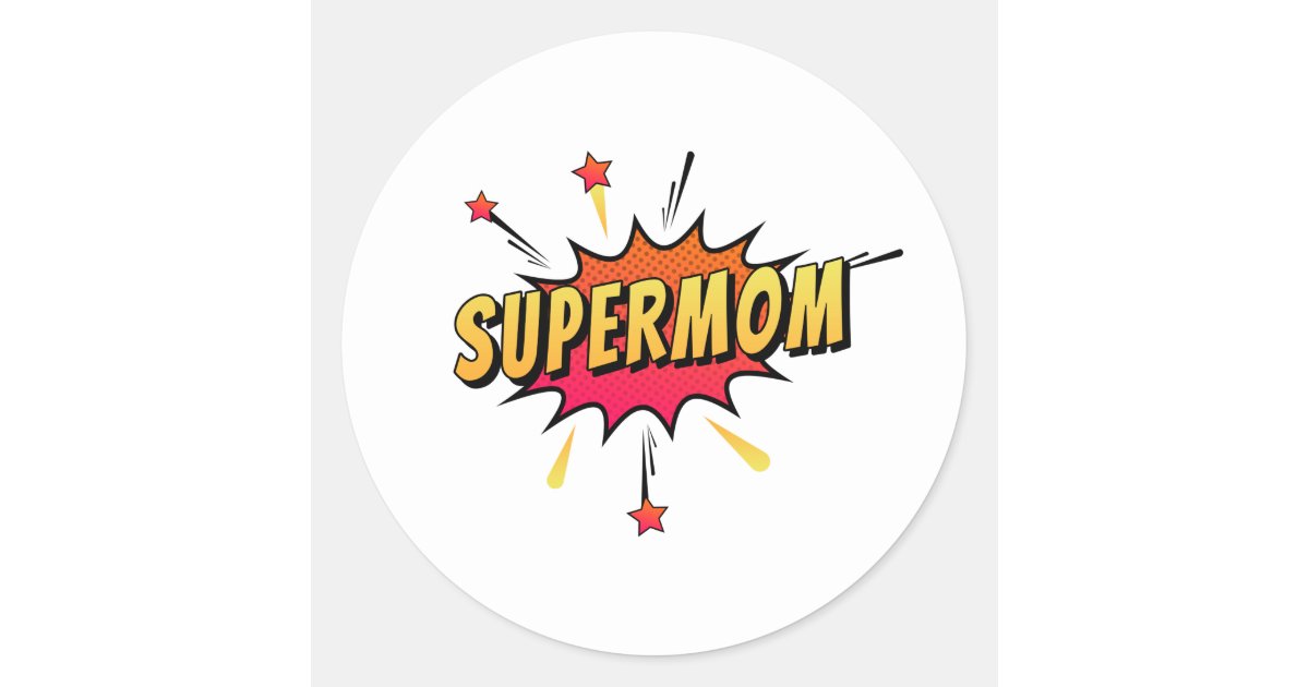 Super Mom Sticker Personalized – Personalized Drawing Gifts