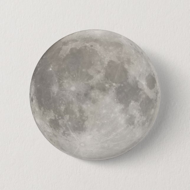 Supermoon in black sky button (Front)
