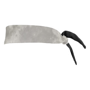Supermoon in black sky tie headband