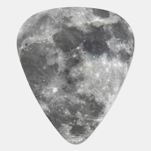 Supermoon Moon Groverallman Guitar Pick (Front)